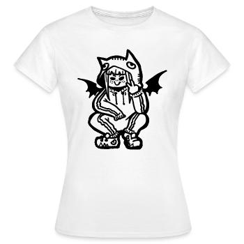Le tabouret russe - T-shirt Femme - blanc - Devant - AI Model Female 172 dark (172cm)