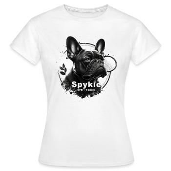 Spykie SFE - Frauen T-Shirt - Weiß - Vorne - AI Model Female 172 dark (172cm)