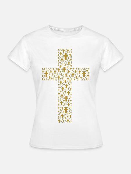 Kreuz der Kreuze - Frauen T-Shirt - Weiß