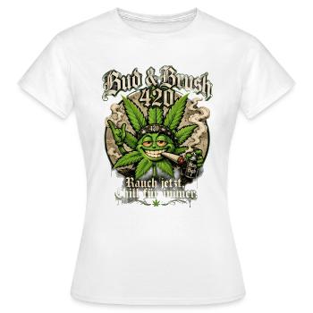   chill immer - Frauen T-Shirt - Weiß - Vorne - AI Model Female 172 dark (172cm)