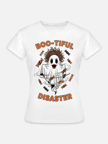 Boo-tiful Disaster - Frauen T-Shirt - Weiß