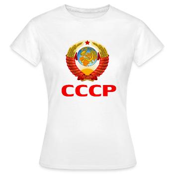Soviet Union - Women's T-Shirt - white - Front - AI Model Female 172 dark (172cm)