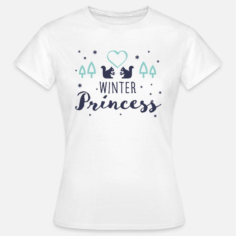 Weihnachtspullover Langarmshirt Mädchen - Frauen T-Shirt - Weiß