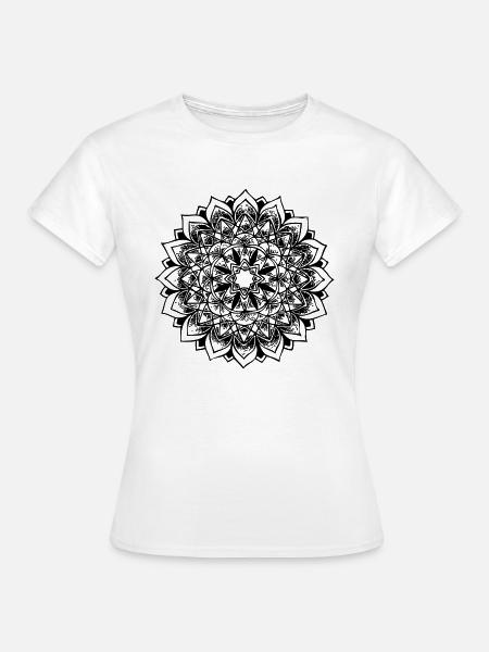 Mandala - Frauen T-Shirt - Weiß