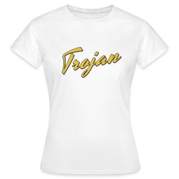 Trojan - Women's T-Shirt - white - Front - AI Model Female 172 dark (172cm)