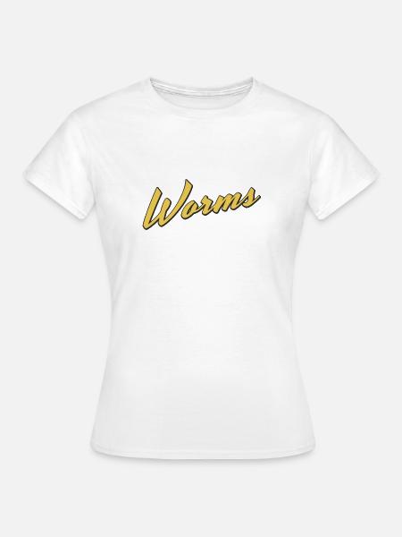 Worms - Frauen T-Shirt - Weiß