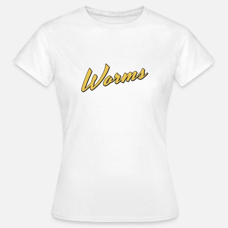 Worms - Frauen T-Shirt - Weiß