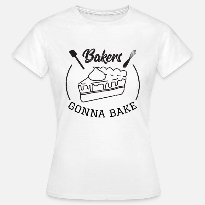 Baking baker baker cake pie gift idea - Women's T-Shirt - white