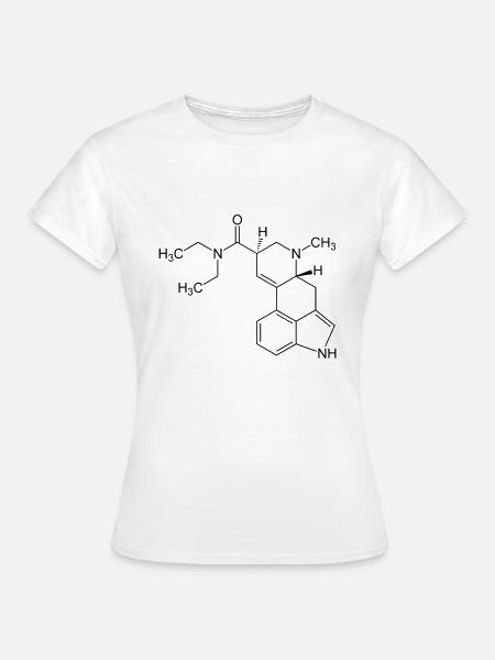 LSD Molekül - Frauen T-Shirt - Weiß