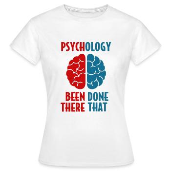Psychologie Psychologie - T-shirt Femme - blanc - Devant - AI Model Female 172 dark (172cm)