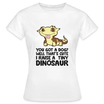 Crested Gecko Owner Crested Gecko Pet Crested - Women's T-Shirt - white - Front - AI Model Female 172 dark (172cm)