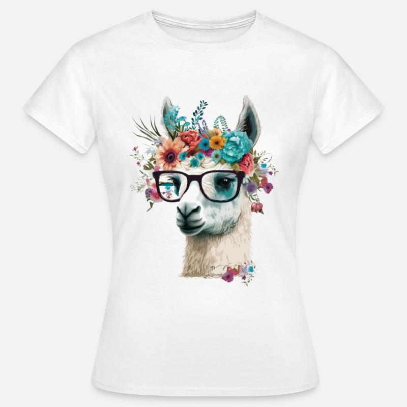 Cool llama - Women's T-Shirt - white