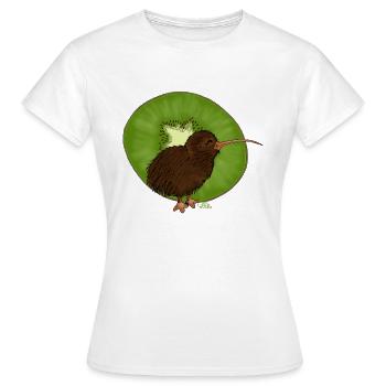 Kiwi ² - T-shirt Femme - blanc - Devant - AI Model Female 172 dark (172cm)