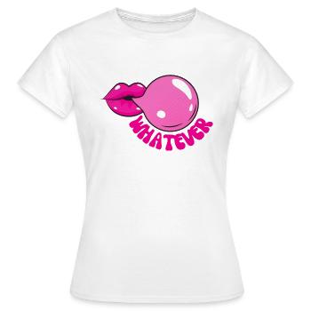 Whatever - Women's T-Shirt - white - Front - AI Model Female 172 dark (172cm)
