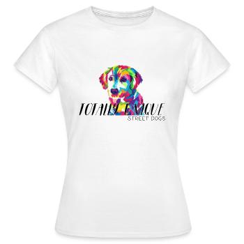 Strassenhunde- Street Dogs - Frauen T-Shirt - Weiß - Vorne - AI Model Female 172 dark (172cm)