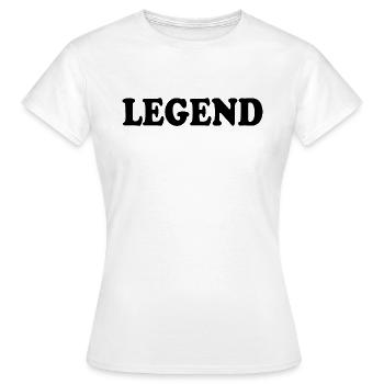 Legend - T-shirt Femme - blanc - Devant - AI Model Female 172 dark (172cm)