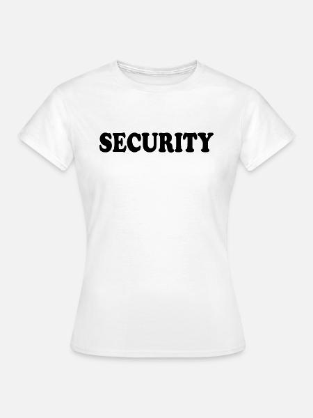 Security - Frauen T-Shirt - Weiß