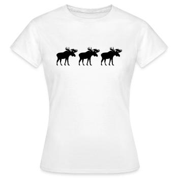 Élan - T-shirt Femme - blanc - Devant - AI Model Female 172 dark (172cm)