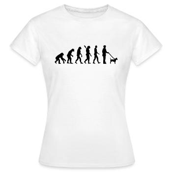 Jack Russel - T-shirt Femme - blanc - Devant - AI Model Female 172 dark (172cm)