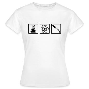 Chemist - Women's T-Shirt - white - Front - AI Model Female 172 dark (172cm)