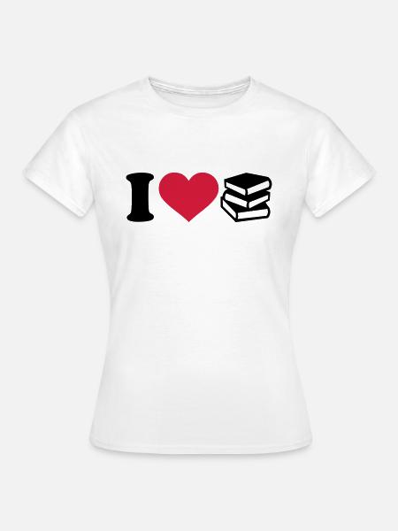 Bücher - Frauen T-Shirt - Weiß