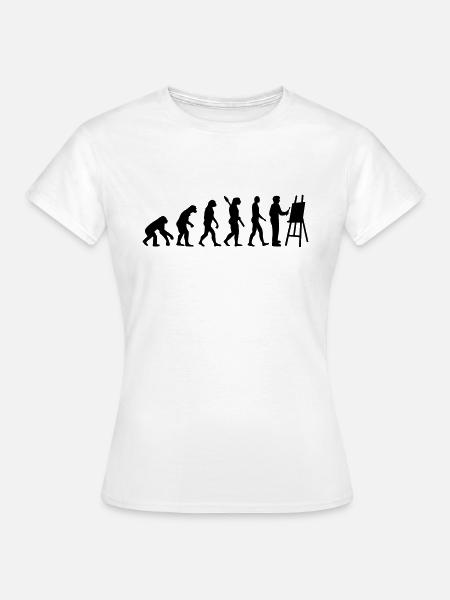 Maler - Frauen T-Shirt - Weiß