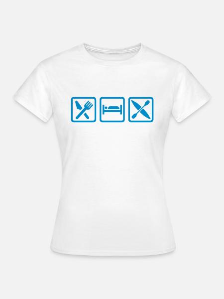 Kajak - Frauen T-Shirt - Weiß