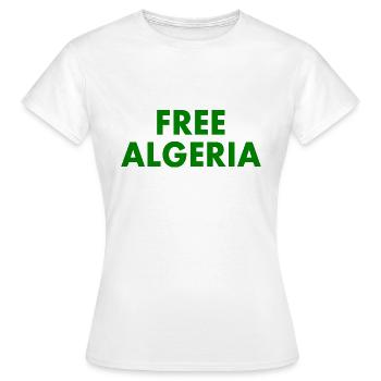 Algerien - Frauen T-Shirt - Weiß - Vorne - AI Model Female 172 dark (172cm)