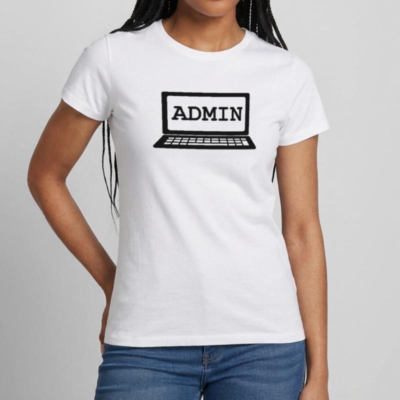 Admin Admin Admin System T-shirt Femme