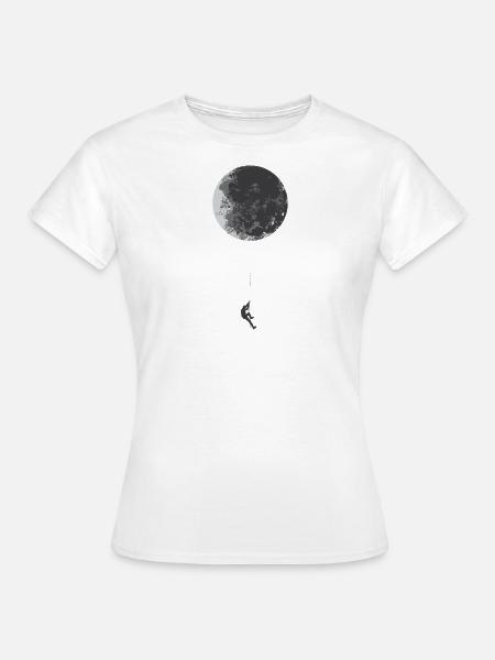 Mond - Frauen T-Shirt - Weiß