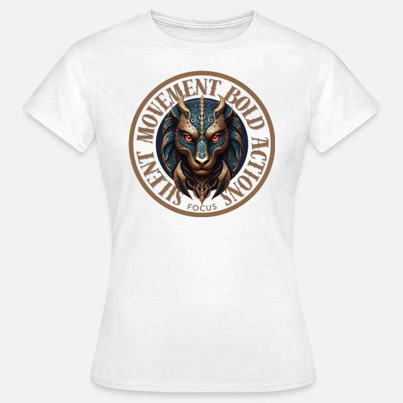 Silent Movement, Bold Actions - Women's T-Shirt - white
