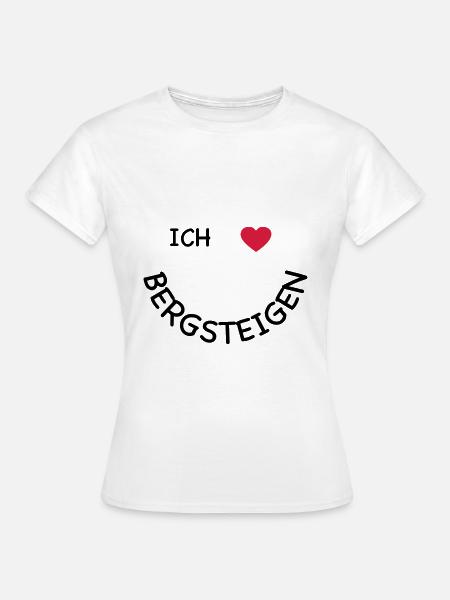 Bergsteigen - Frauen T-Shirt - Weiß
