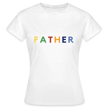 Fête des pères / Papa / Père / Bestseller - T-shirt Femme - blanc - Devant - AI Model Female 172 dark (172cm)