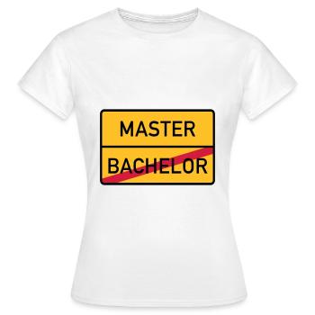 master - Women's T-Shirt - white - Front - AI Model Female 172 dark (172cm)