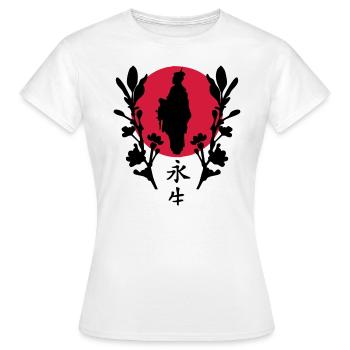 Japanese - Frauen T-Shirt - Weiß - Vorne - AI Model Female 172 dark (172cm)