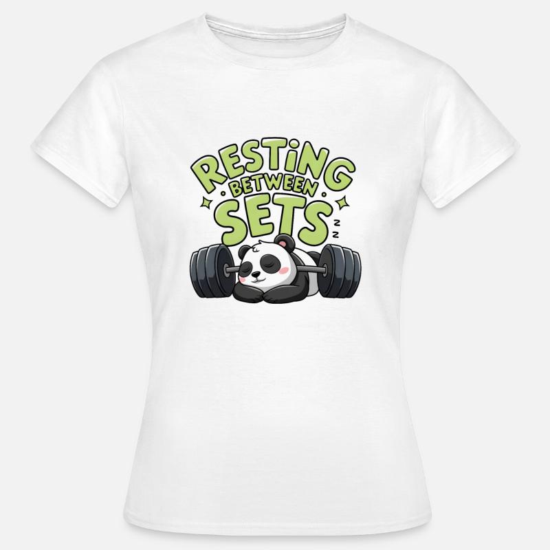 Resting Between Sets - Women's T-Shirt - white