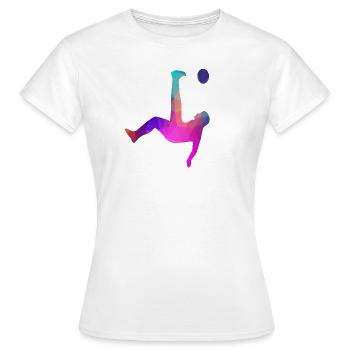 Équipe de football - T-shirt Femme - blanc - Devant - AI Model Female 172 dark (172cm)