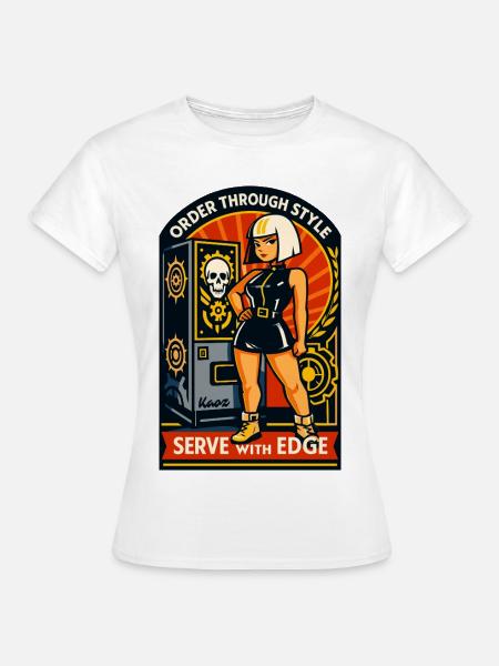 Vault Vixen Edge - Frauen T-Shirt - Weiß
