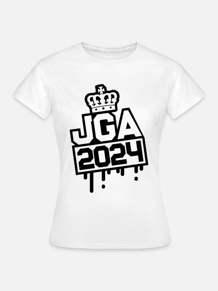 Junggesellenabschied Jga 2024 - Frauen T-Shirt - Weiß