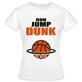 Basket Basketball Ball basketball mannschaft - Frauen T-Shirt - Weiß - Vorne - AI Model Female 172 dark (172cm)