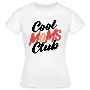 club de mamans cool - T-shirt Femme - blanc - Devant - AI Model Female 172 dark (172cm)