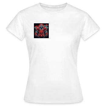 Primal Ronin – The Samurai Gorilla - Women's T-Shirt - white - Front - AI Model Female 172 dark (172cm)