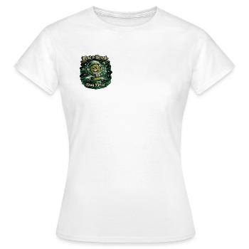 Cosmo-Kumpel im Weltraumanzug - Frauen T-Shirt - Weiß - Vorne - AI Model Female 172 dark (172cm)