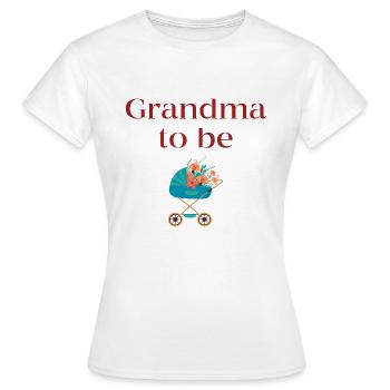 Grand-mère à be - T-shirt Femme - blanc - Devant - AI Model Female 172 dark (172cm)