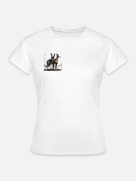 Galgo StreetArt Nr.04b - Frauen T-Shirt - Weiß