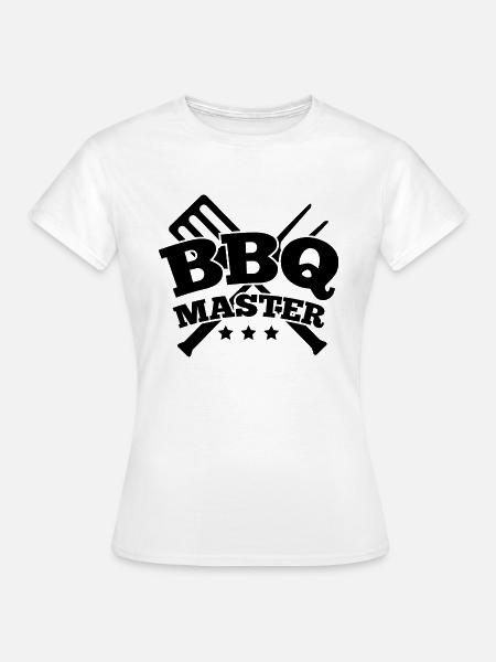 BBQ Meister - Frauen T-Shirt - Weiß