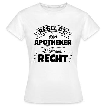 Apotheker Geschenke Approbation Apotheke - Frauen T-Shirt - Weiß - Vorne - AI Model Female 172 dark (172cm)