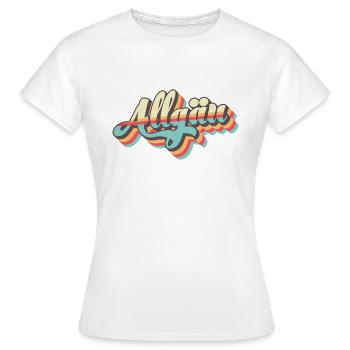 Allgäu - T-shirt Femme - blanc - Devant - AI Model Female 172 dark (172cm)