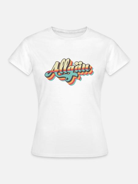 Allgäu - Frauen T-Shirt - Weiß