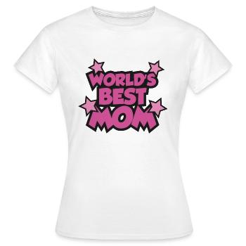 Die beste Mutter der Welt - Frauen T-Shirt - Weiß - Vorne - AI Model Female 172 dark (172cm)